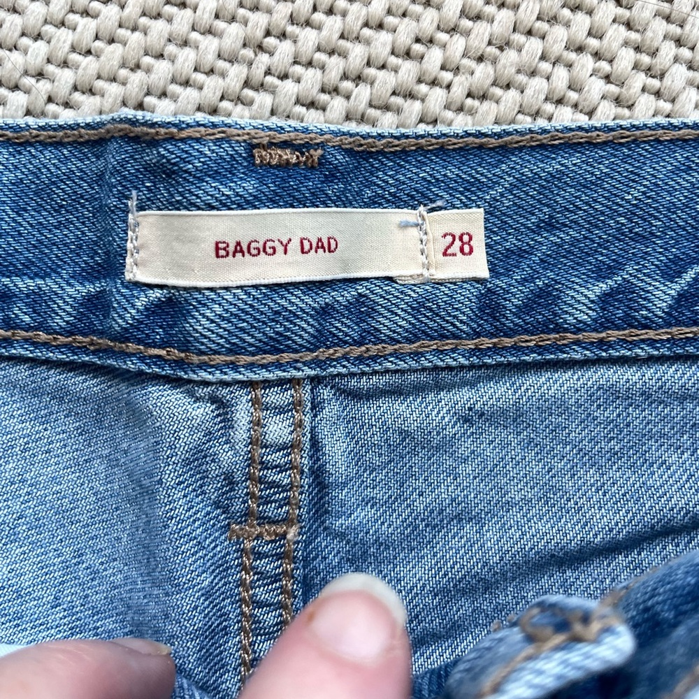 Levi's Blue Baggy Dad Jeans Classic Denim - Picture 3 of 3